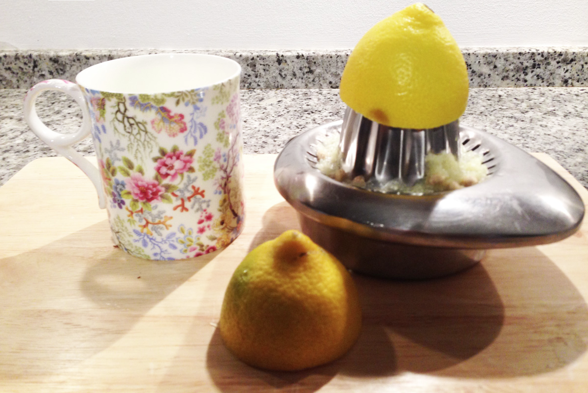 warm lemon morning routine